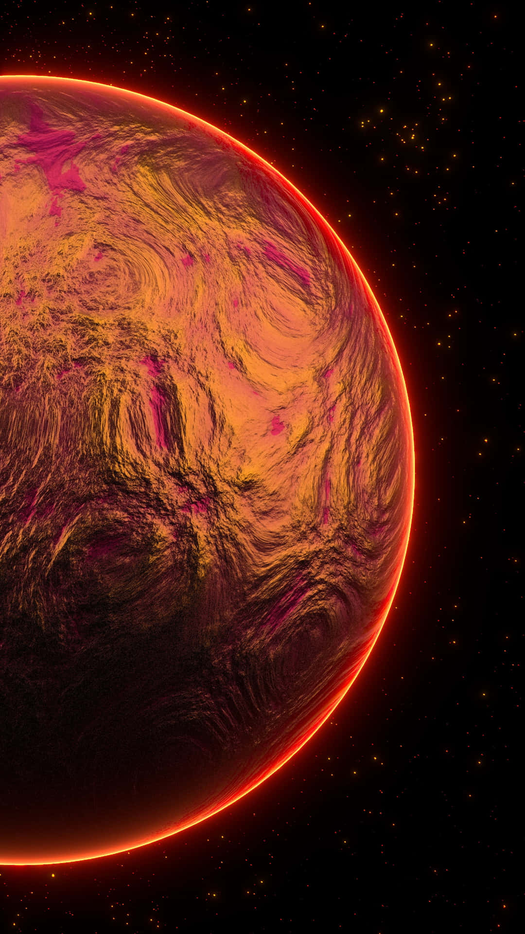 Neon Galaxy Wallpaper