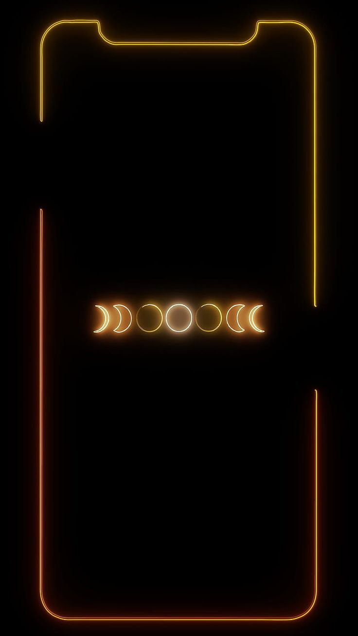 Moon Cycle, amoled, black background