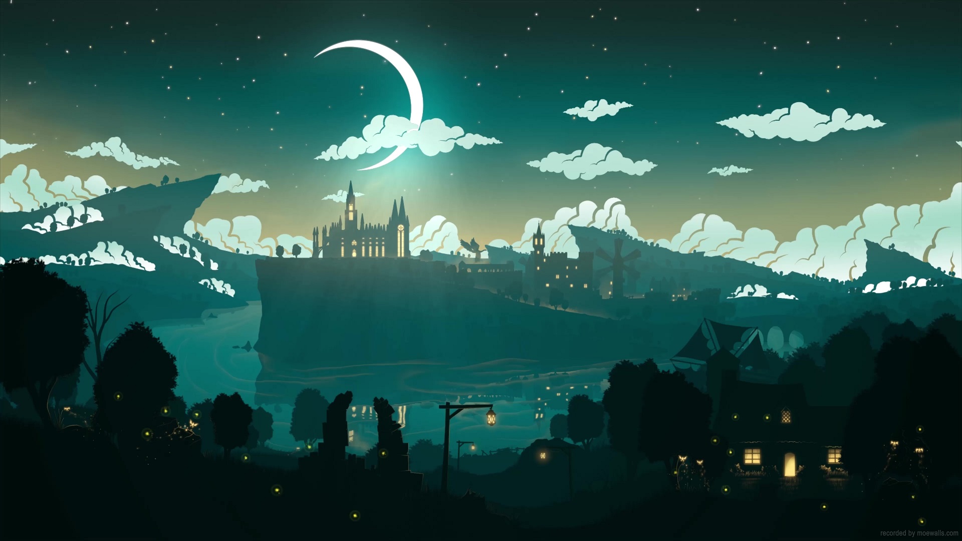 Night Mondstadt Genshin Impact Live