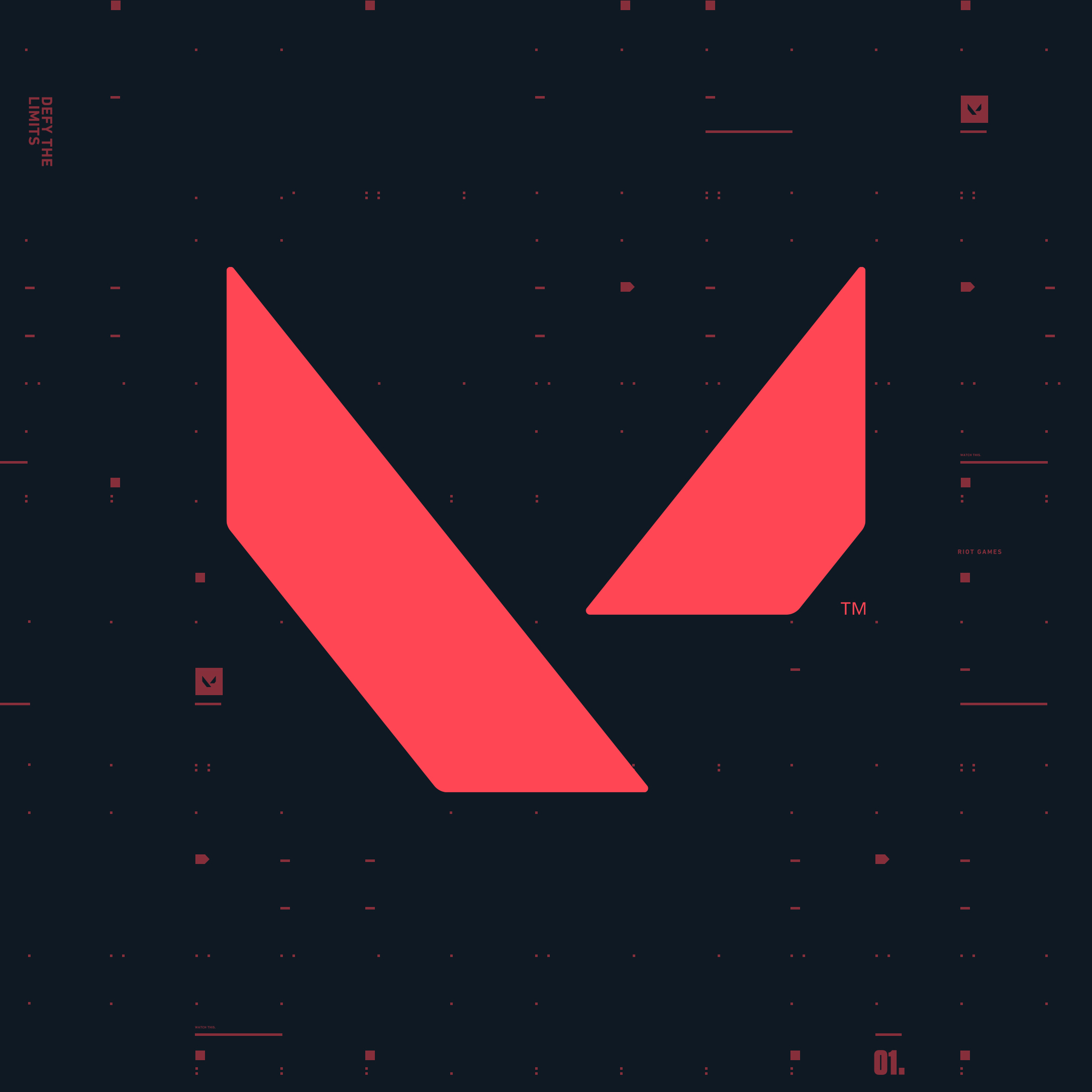 Valorant Game Logo 4k iPad