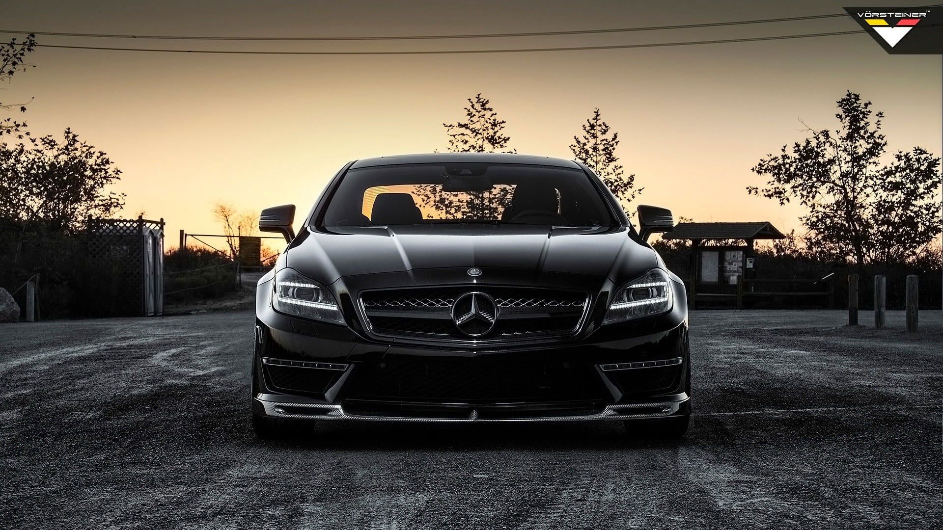 Black Mercedes Benz Car Wallpaper