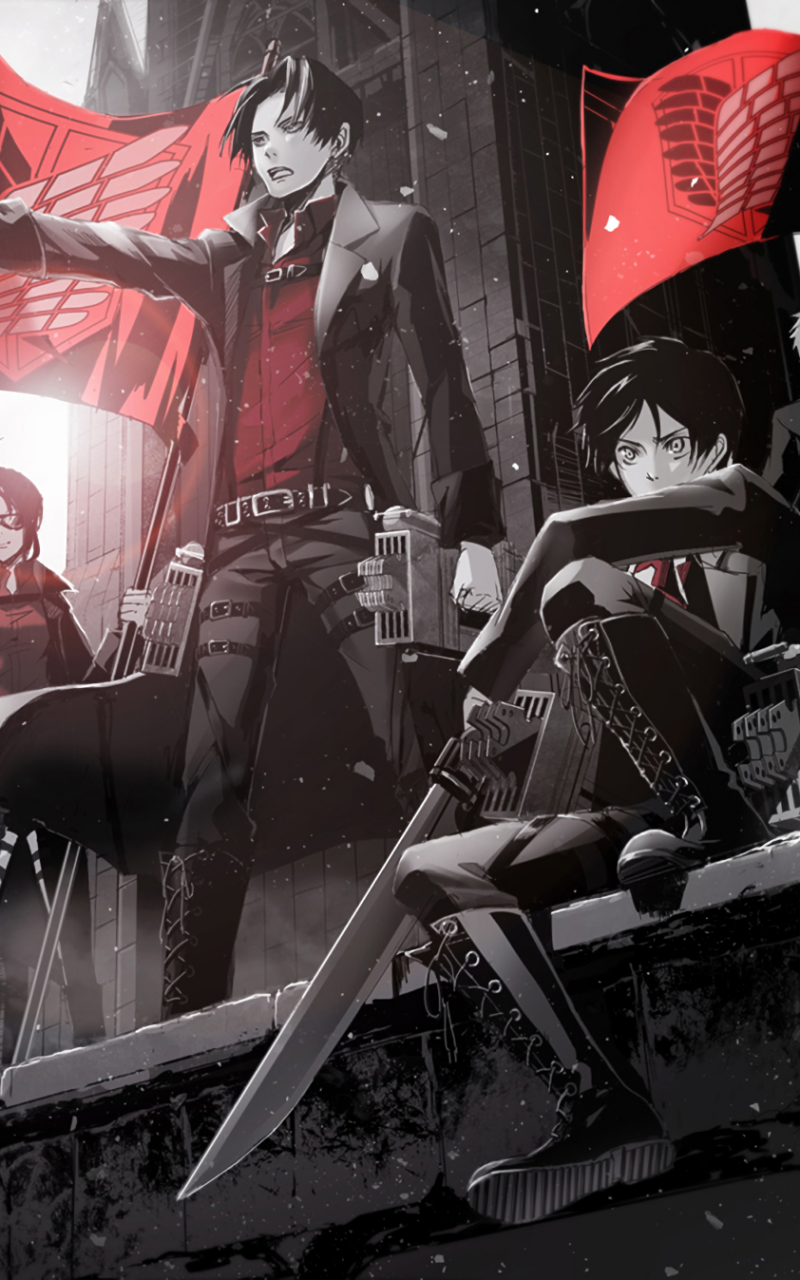 Anime Attack On Titan Phone Wallpaper