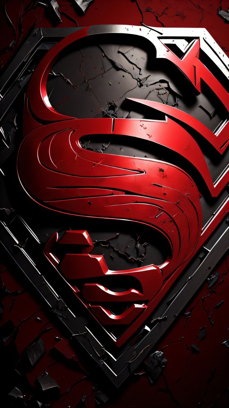 SUPERMAN LOGO WALLPAPER DESIGN