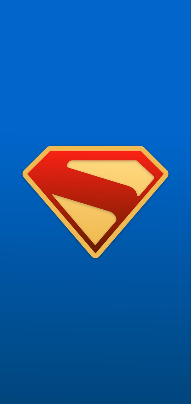 Superman Movie symbol Phone Wallpaper