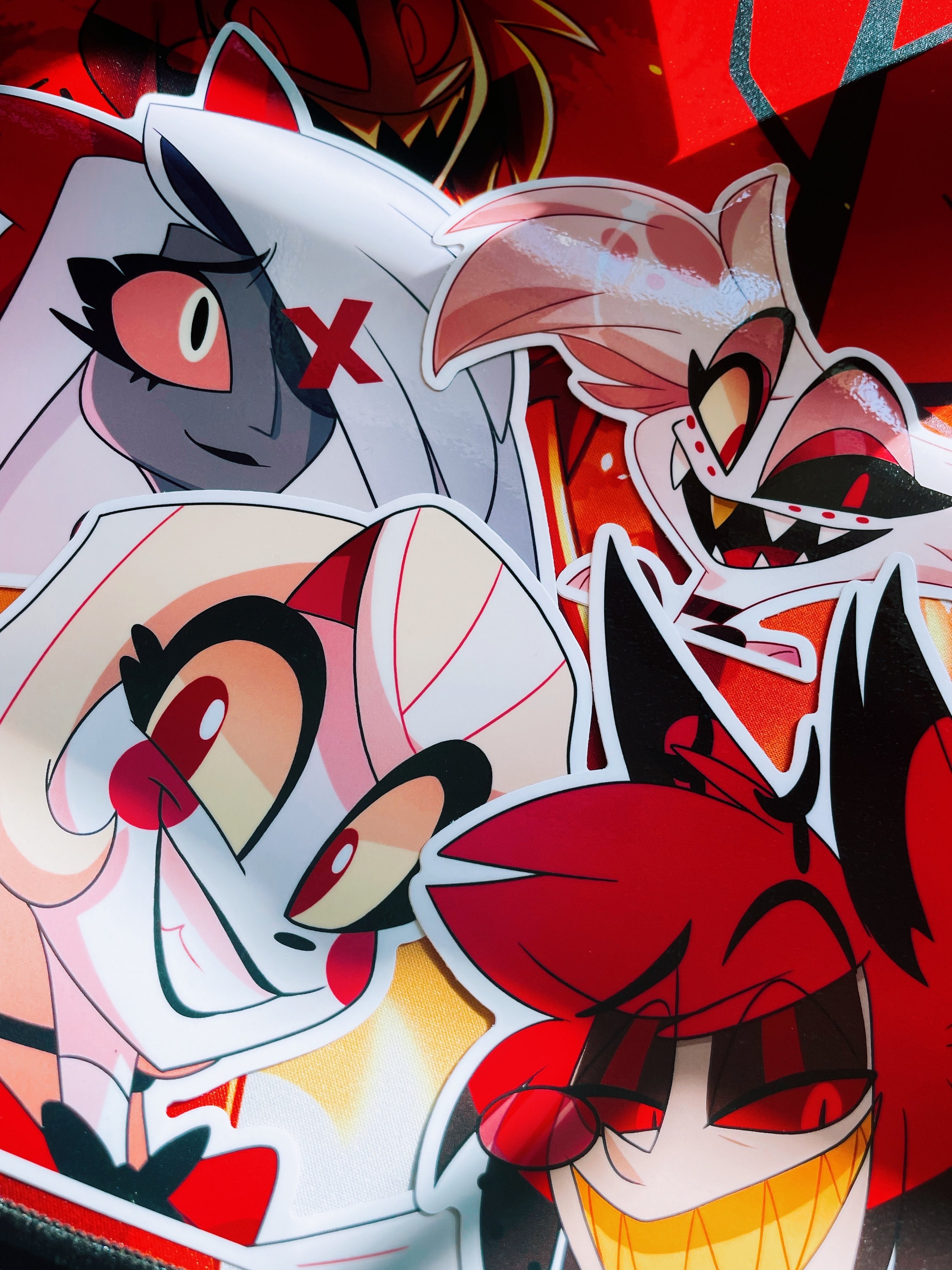 Hazbin Hotel Car Window PEEKER