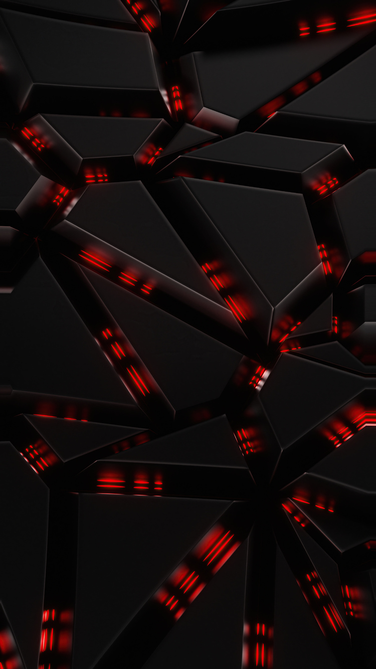 Abstract Red Flow iPhone 6