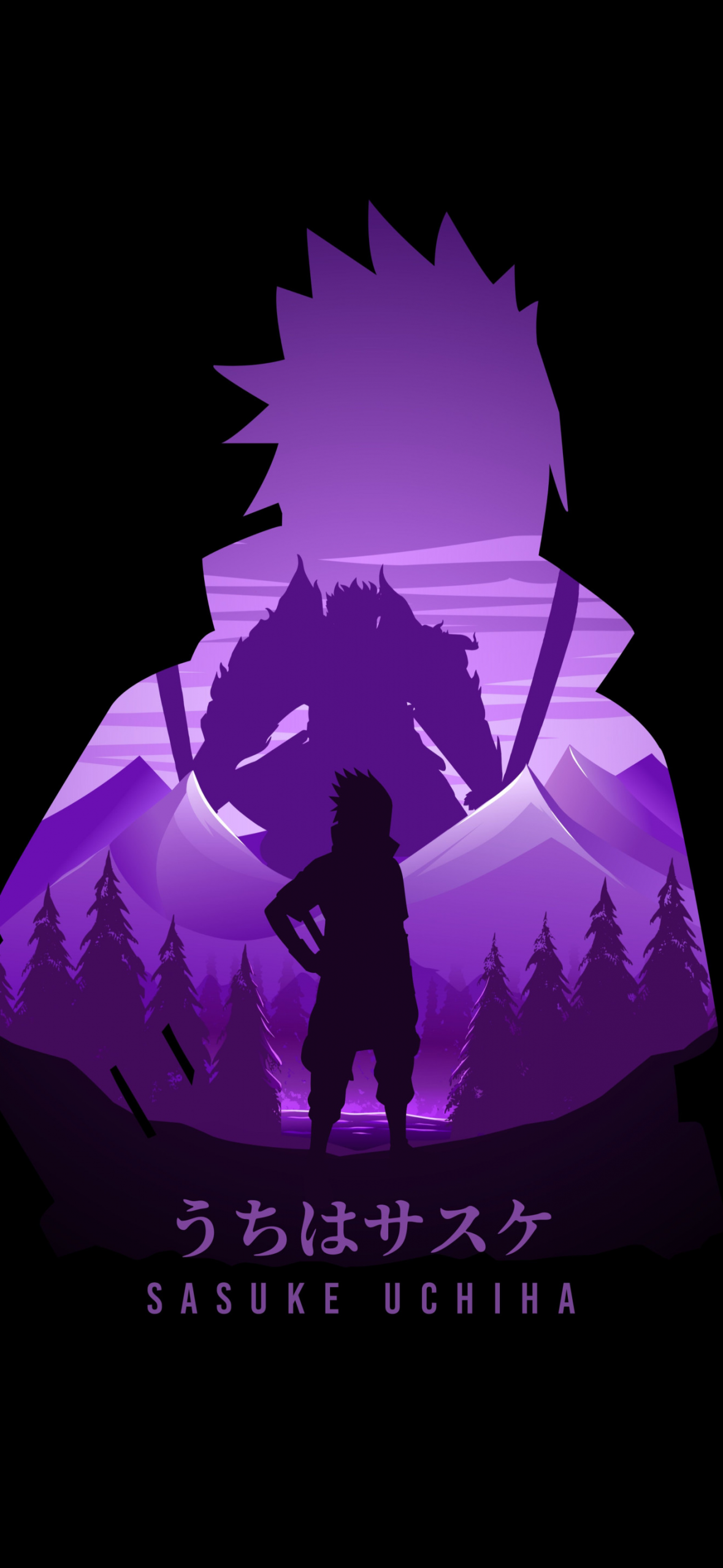 Sasuke Uchiha Wallpaper 4K, AMOLED