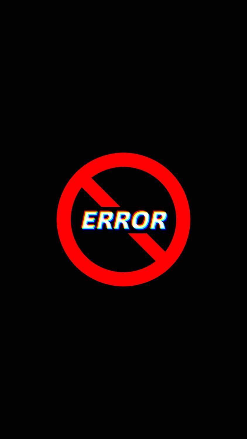 Error IPhone Wallpaper HD