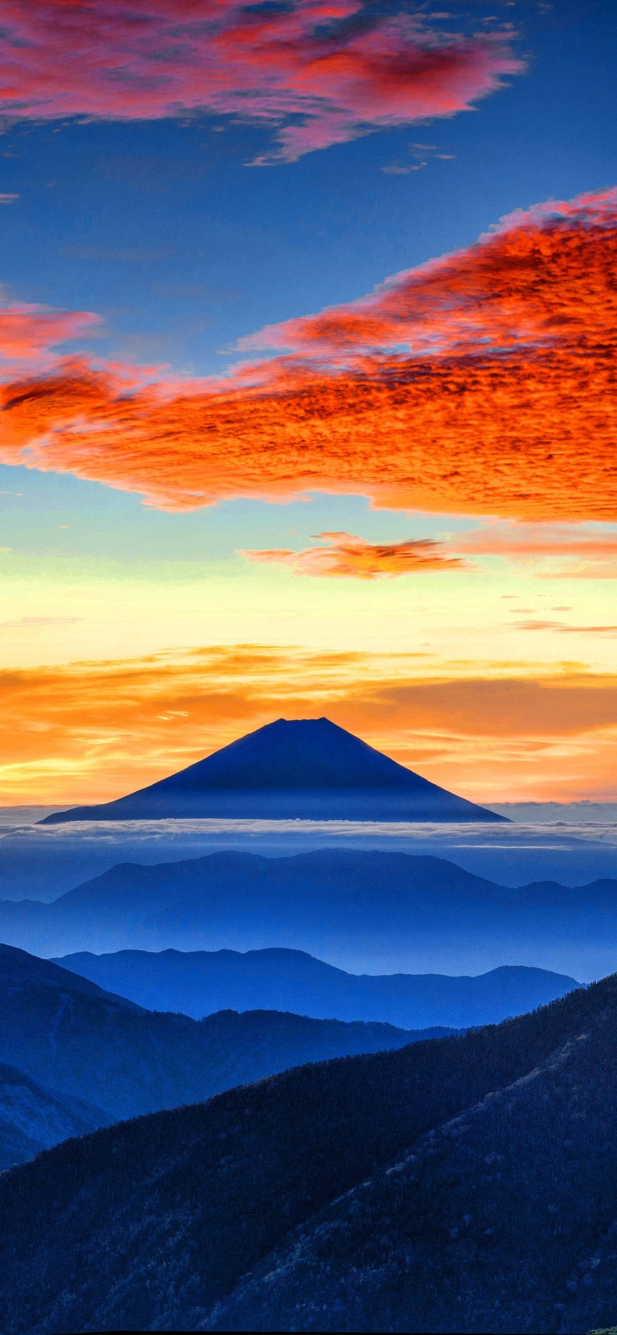 Download 8K iPhone Mount Fuji Wallpaper