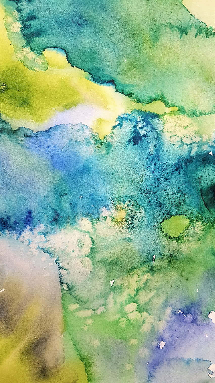 Watercolor Painting iPhone Wallpaper