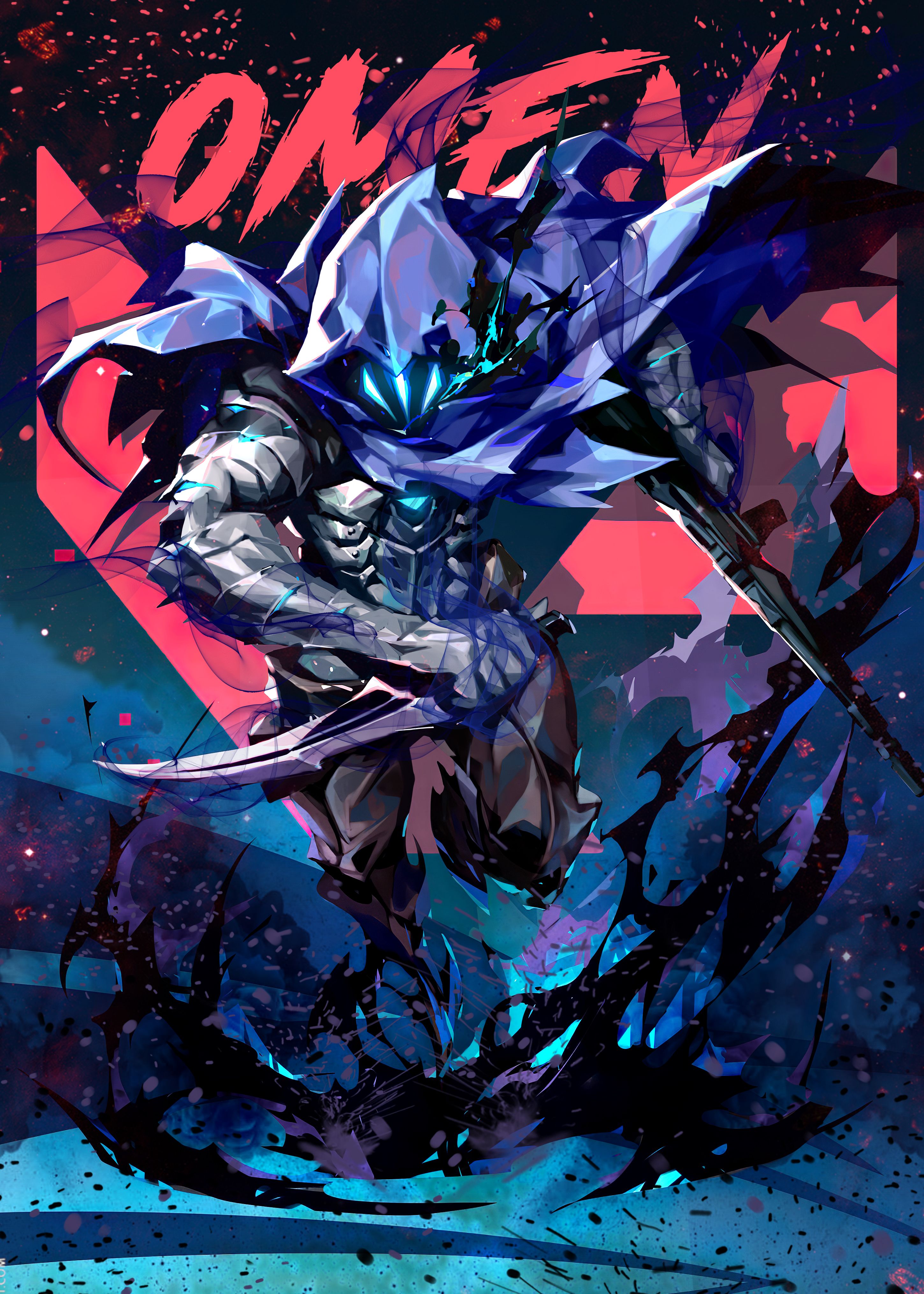 Omen Valorant Metal Poster Cool