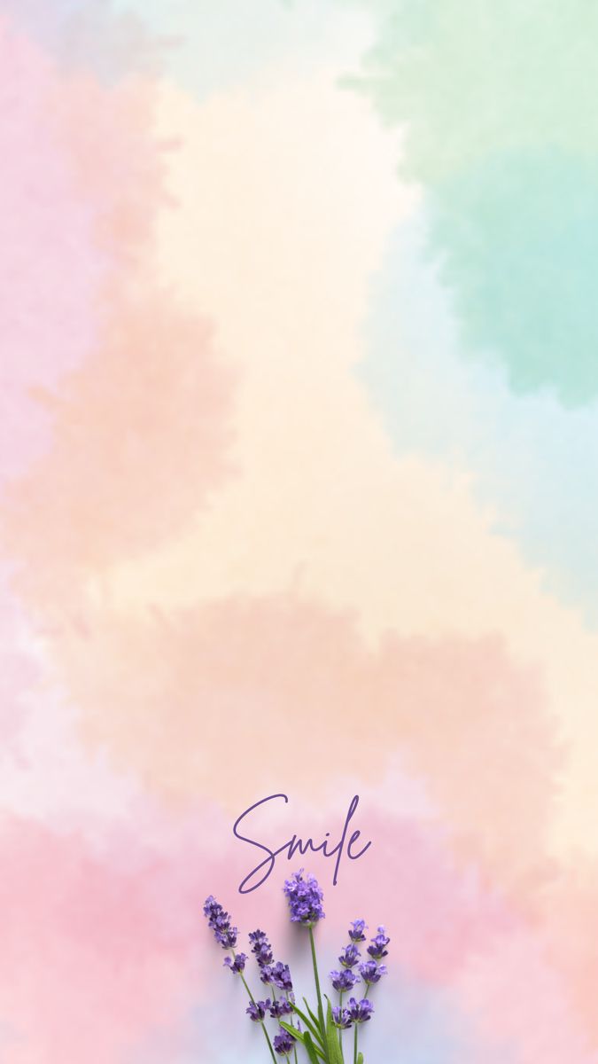 Pretty Watercolor Wallpaper for iPhone