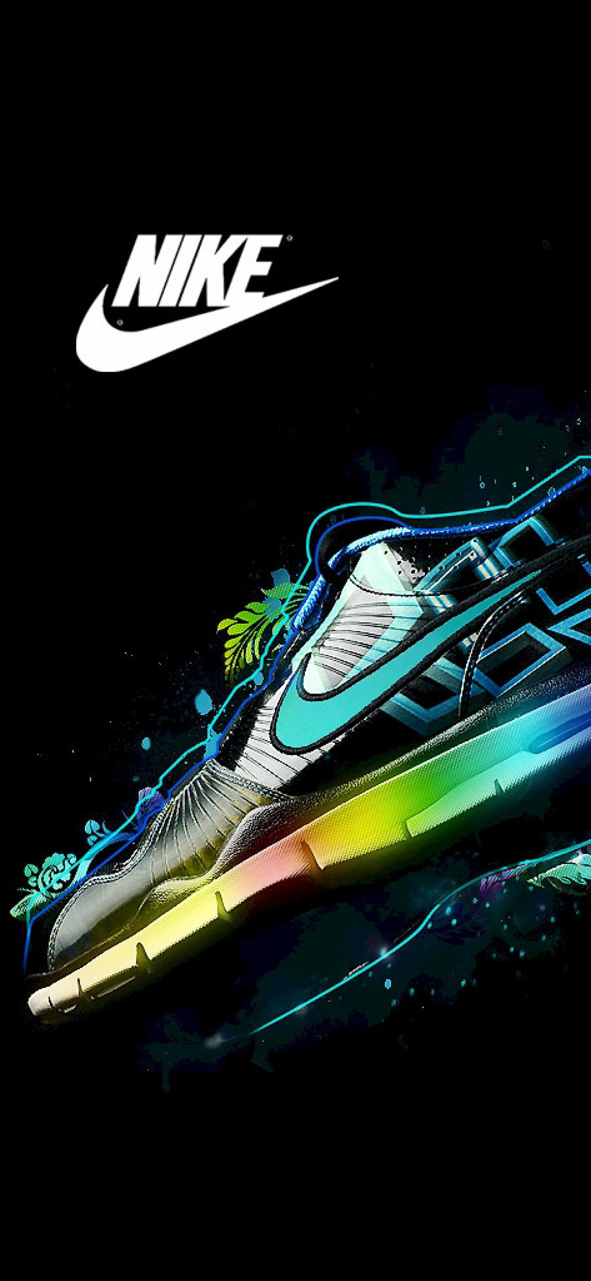 Nike Logo and Nike Air Shoes Wallpaper
