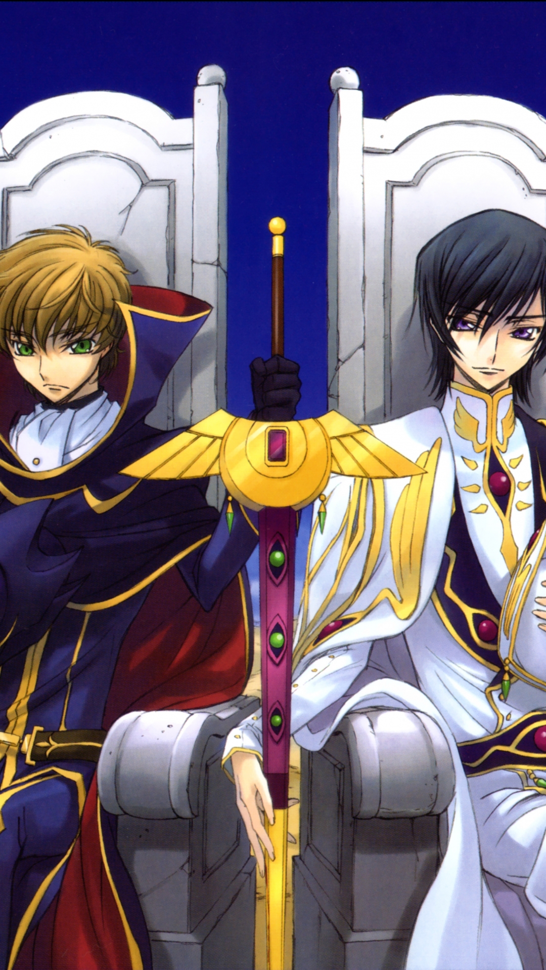 Mobile wallpaper: Anime, Lelouch