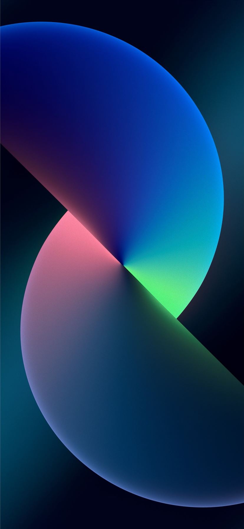 iPhone 13 Blue Dark iPhone Wallpaper