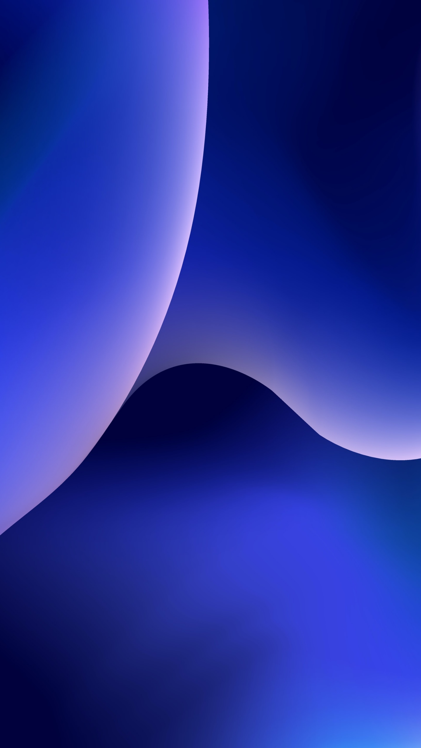 iOS Wallpaper 4K, Blue background