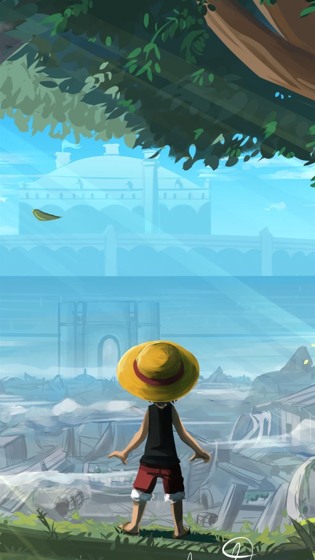 Monkey D Luffy One Piece Art Samsung