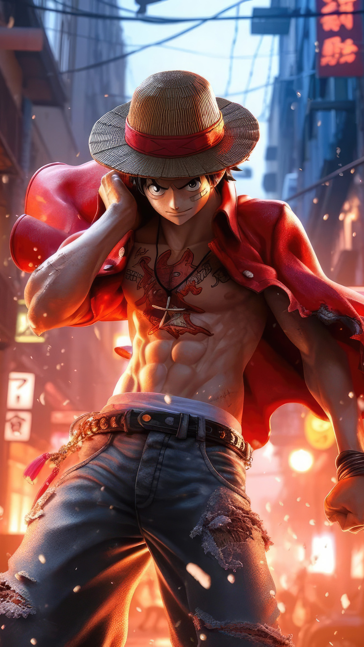 One Piece Monkey D Luffy 4k