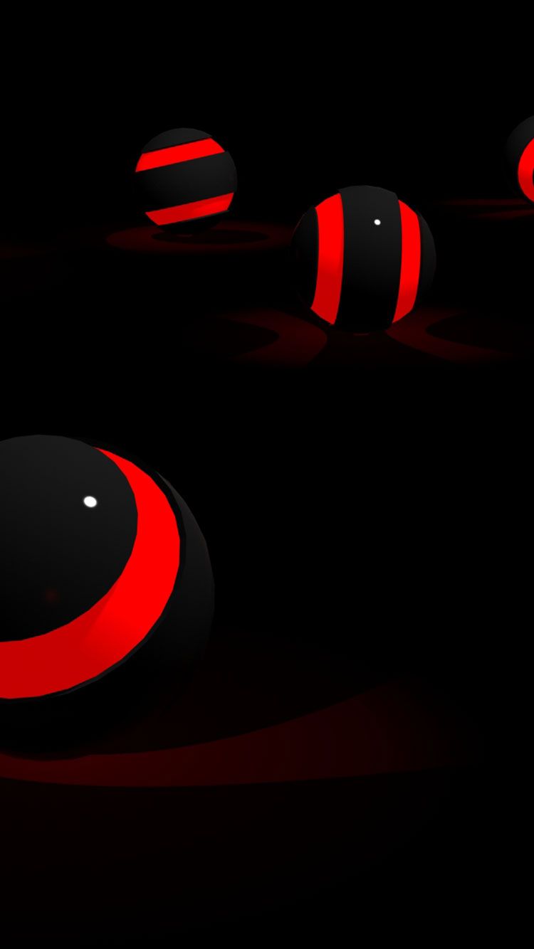 Red and Black iPhone Wallpaper