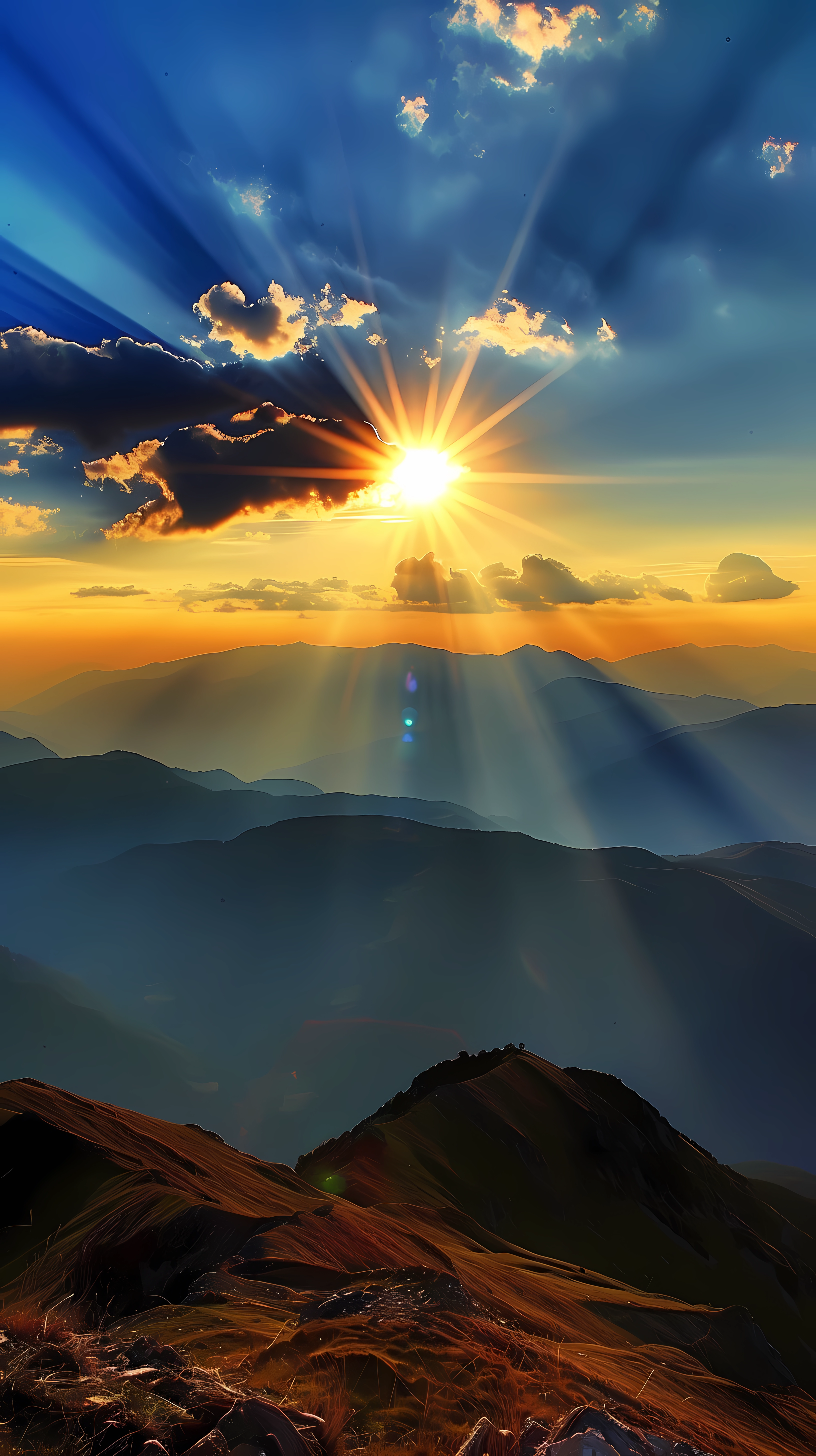 Mountain Sunrise Horizon