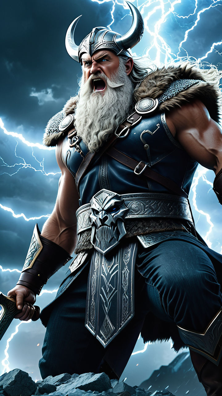 Odin's voice thunders