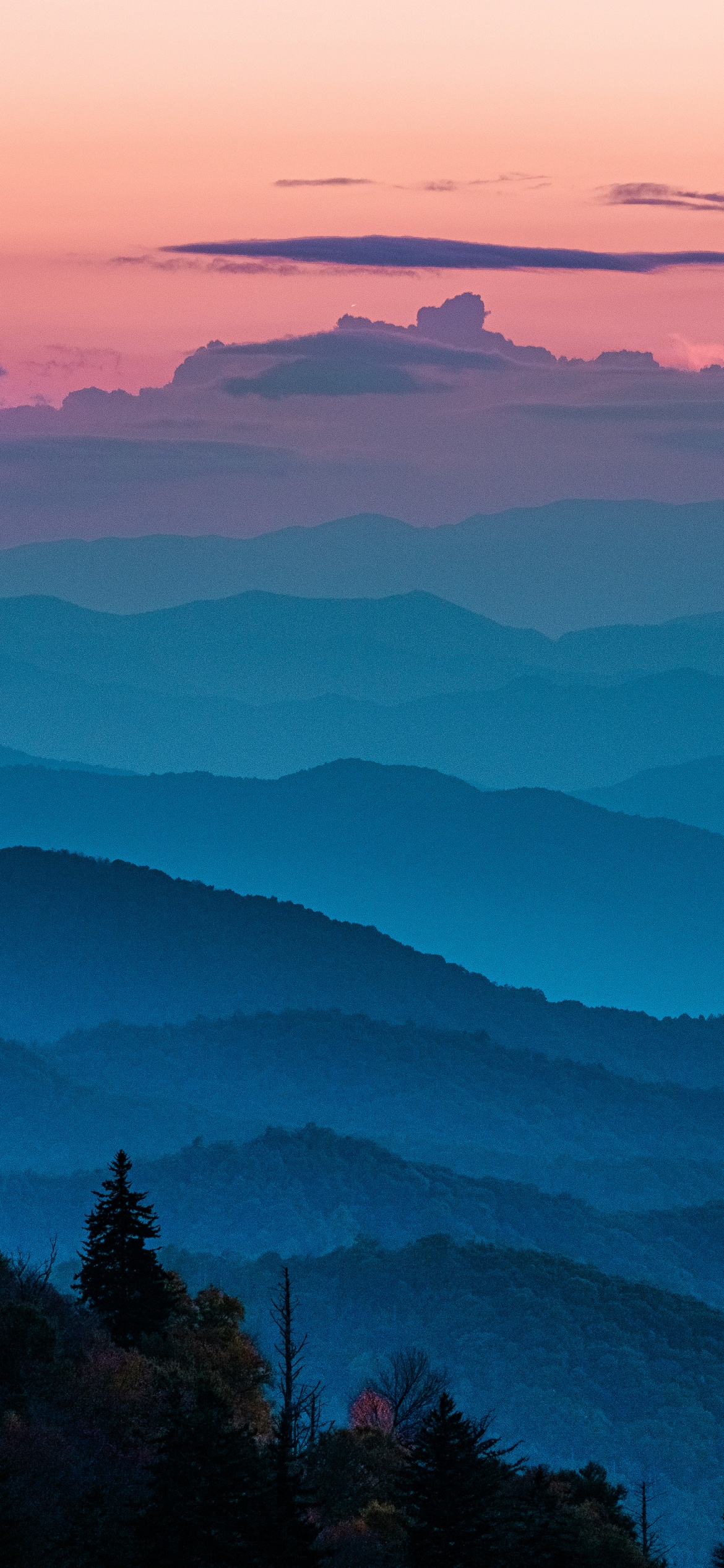 Blue Ridge Mountains Wallpaper 4K, USA