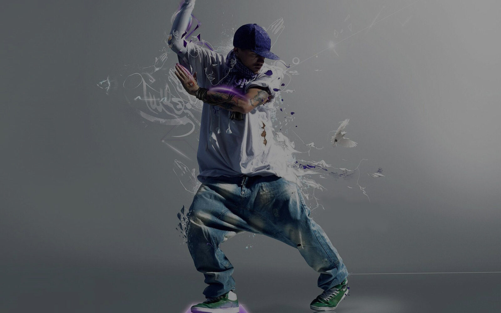 Abstract Hip Hop Dance Wallpaper 1