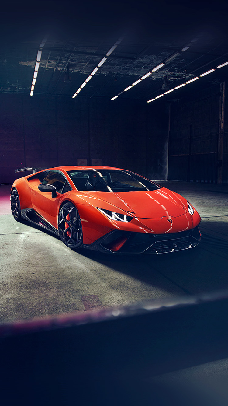 Lamborghini Red Car Garage Art