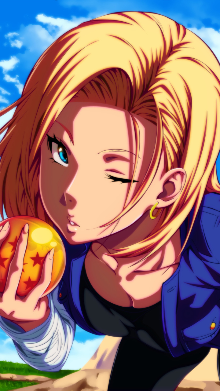 Android 18 (Dragon Ball) iPhone Wallpaper