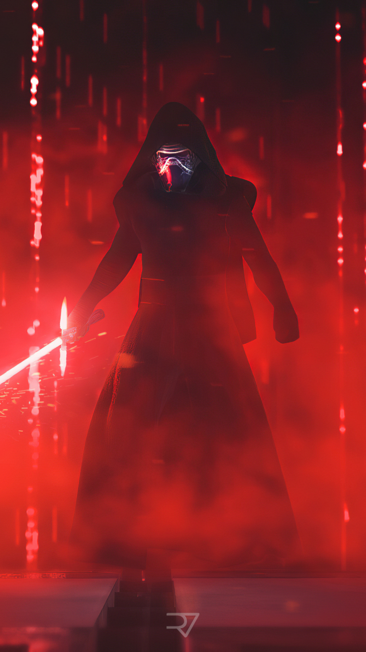 Download wallpaper 750x1334 kylo ren