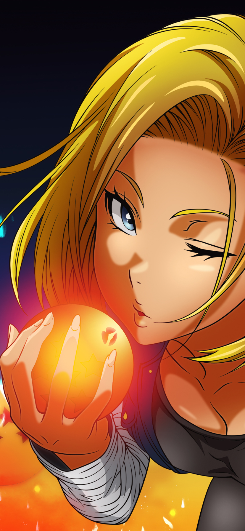 Android 18 (Dragon Ball) iPhone Wallpaper