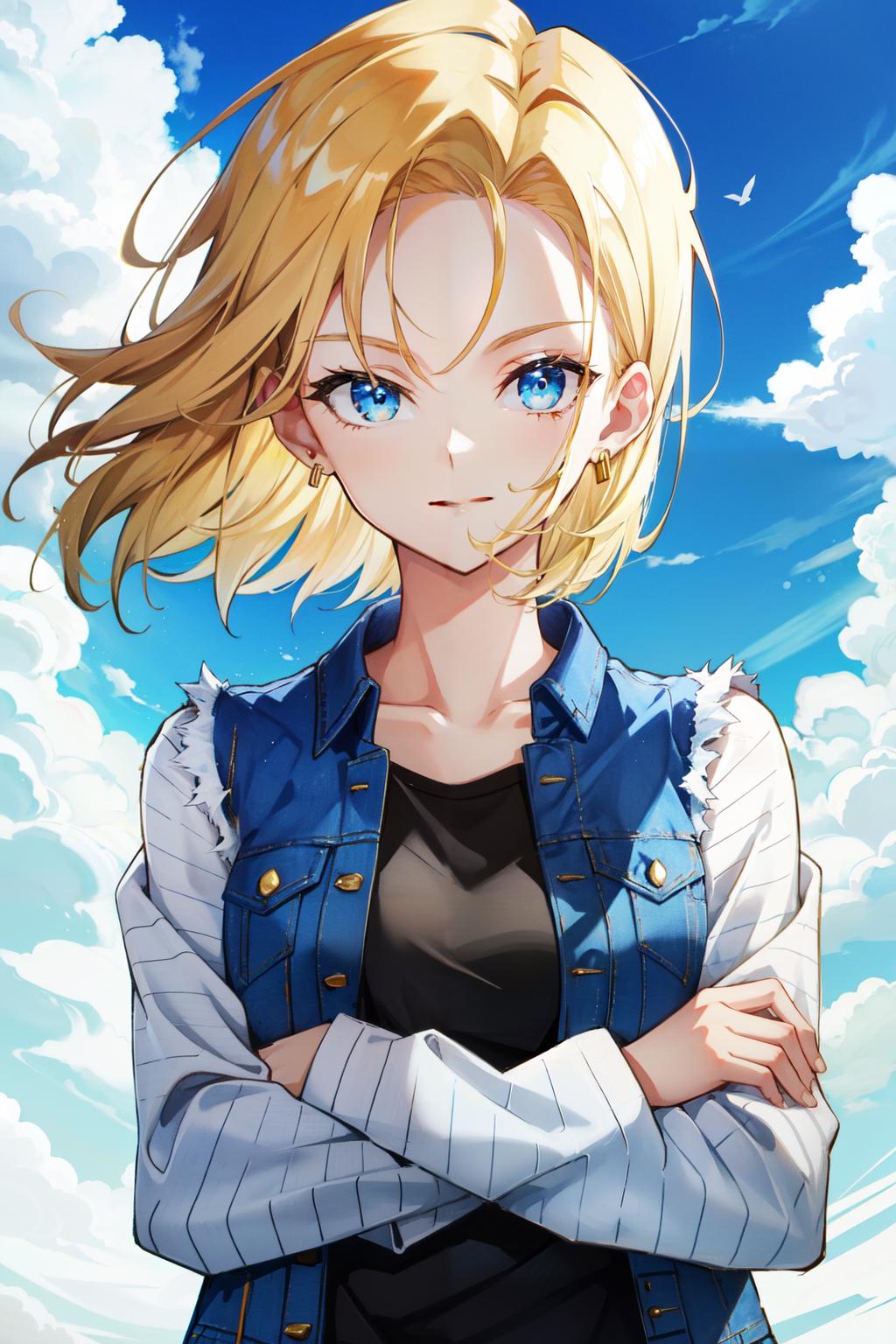 AI 아트 LoRA 모델: Android 18. Goofy