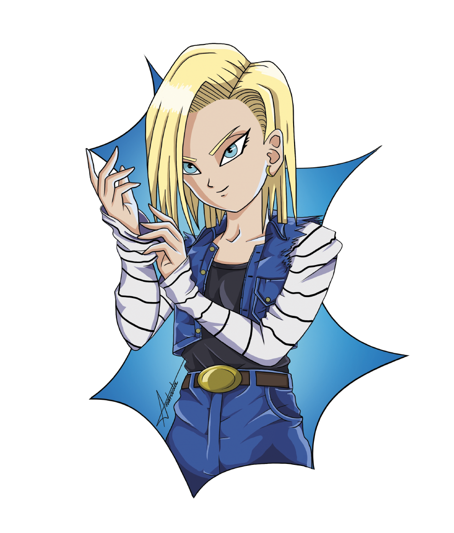 Android 18 Sticker · Andrasta · Online