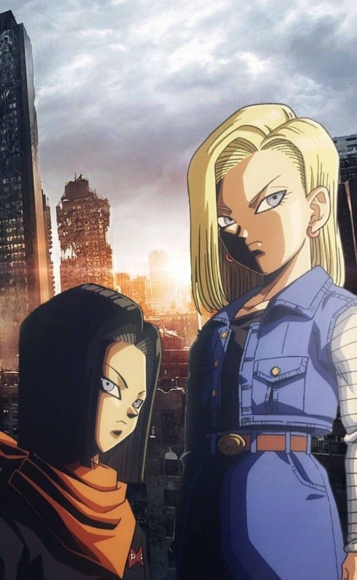 c17 and c18. Anime dragon ball super