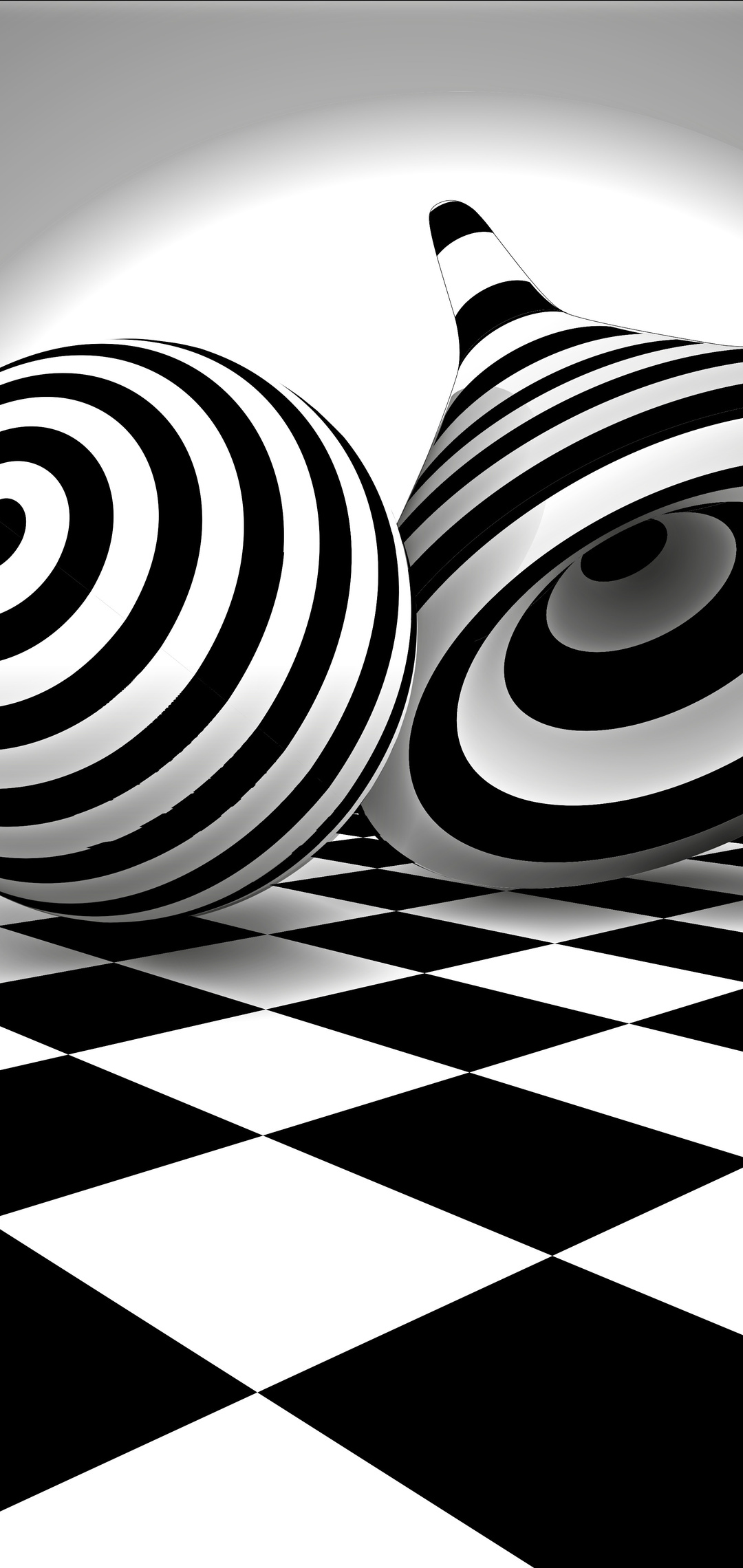 Black White Optical Illusion