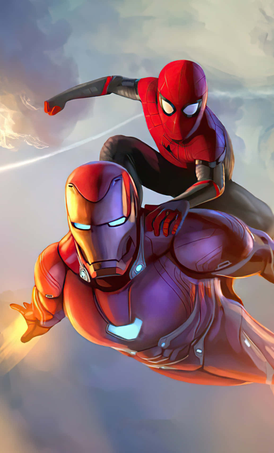 Download Spider Man and Iron Man team