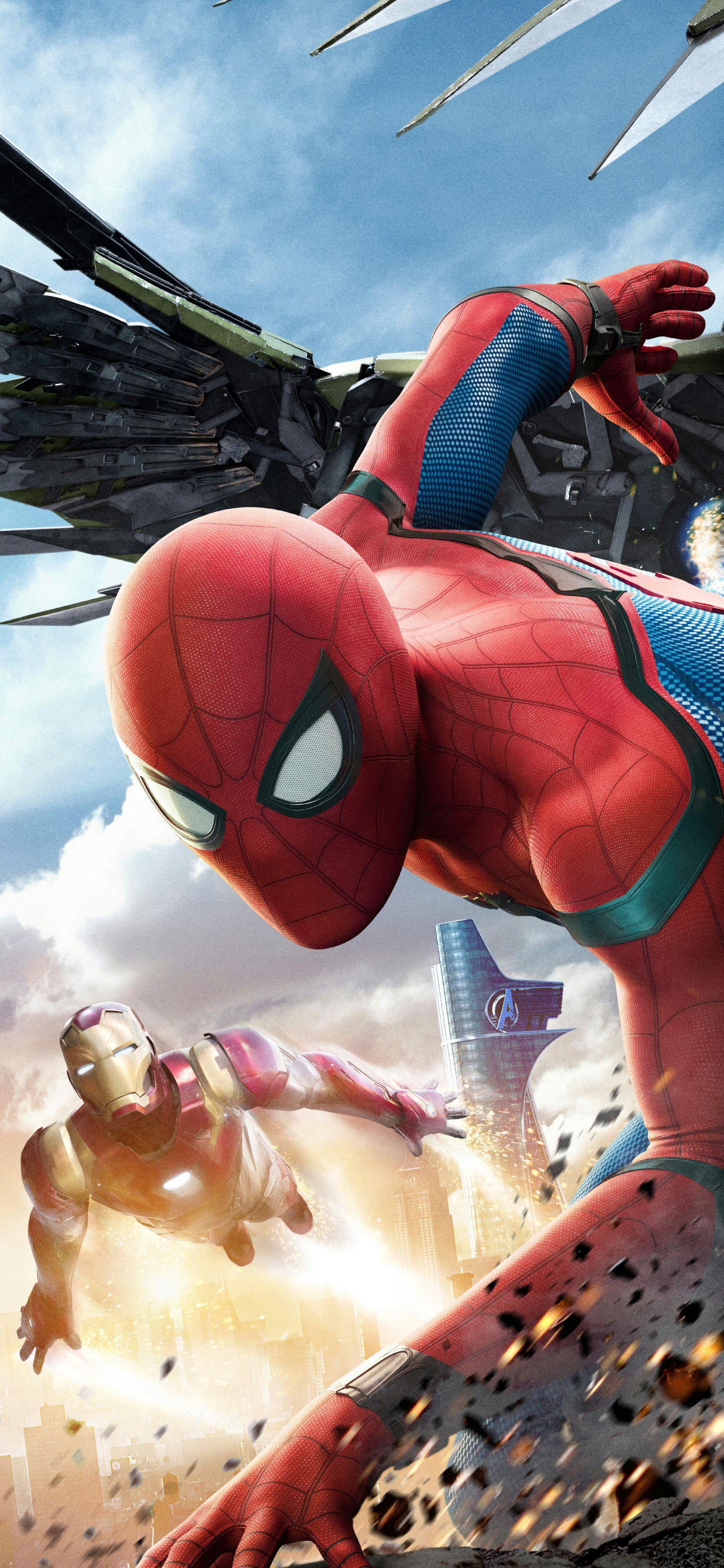 Spider Man, Iron Man, Movie, Tony Stark