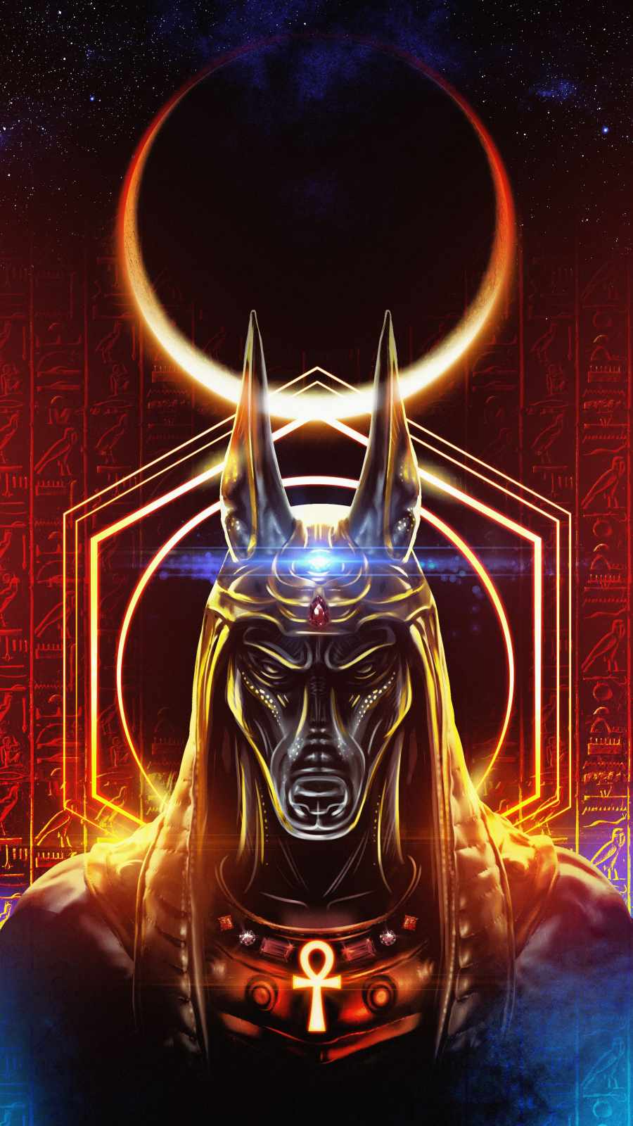 Anibus Egypt God IPhone Wallpaper
