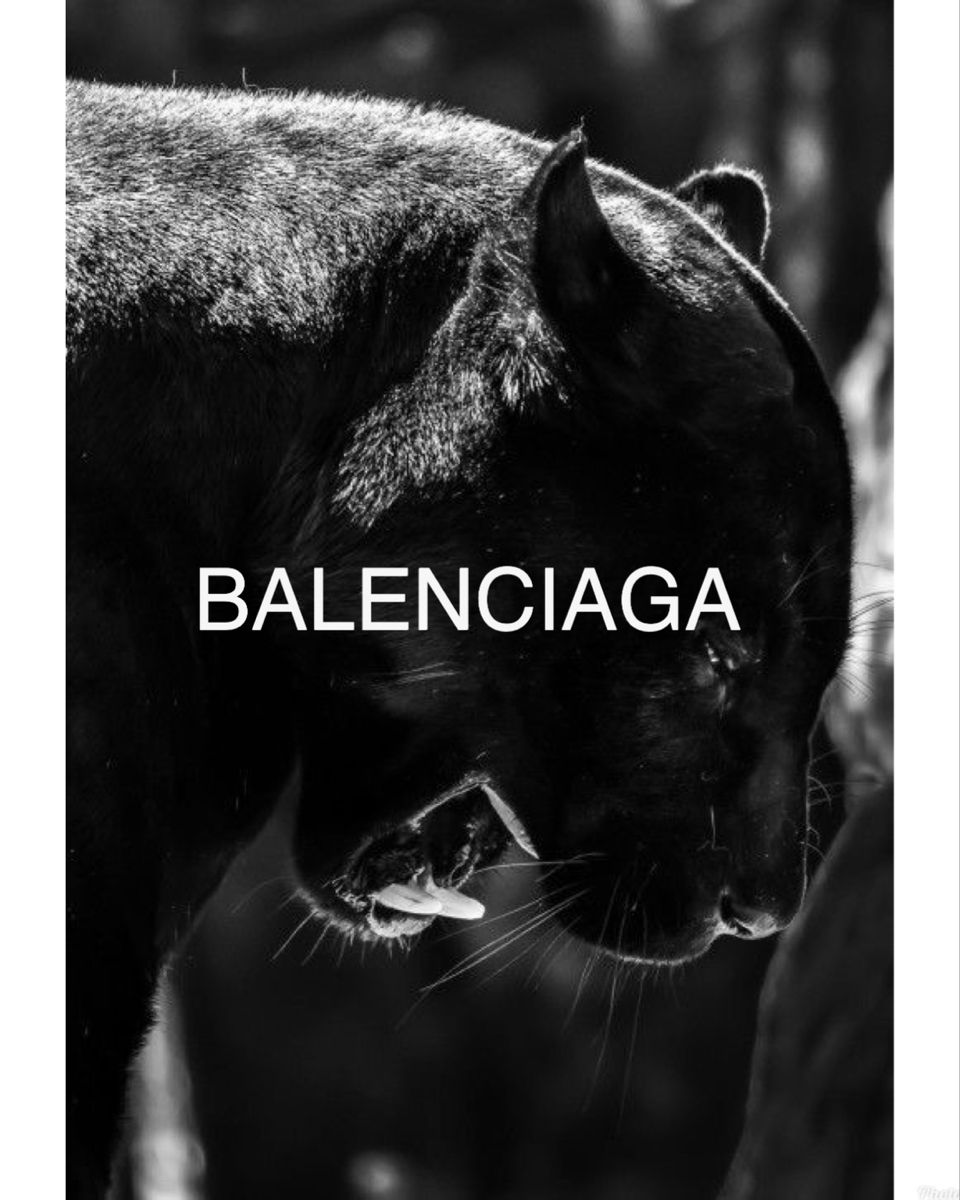 Black Balenciaga Wallpaper