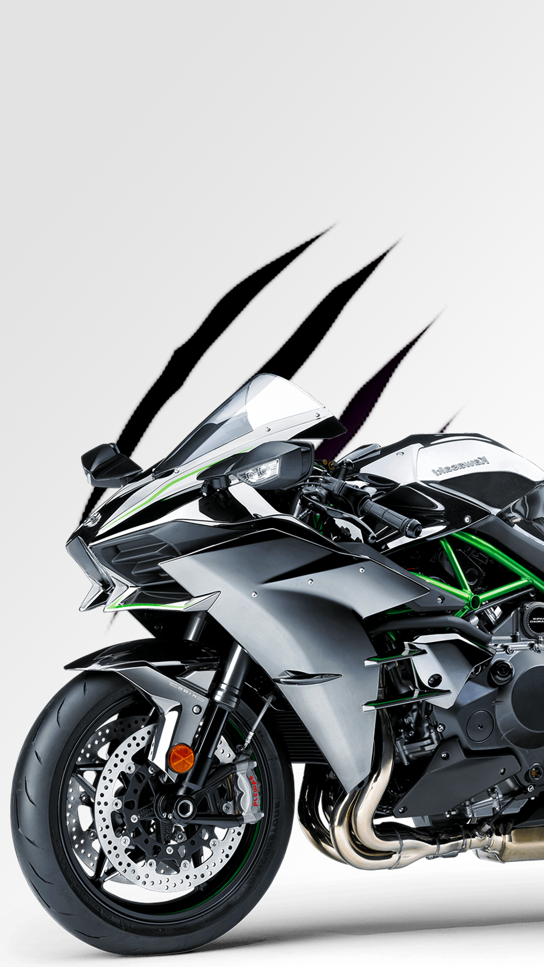 Kawaski H2 iPhone Background