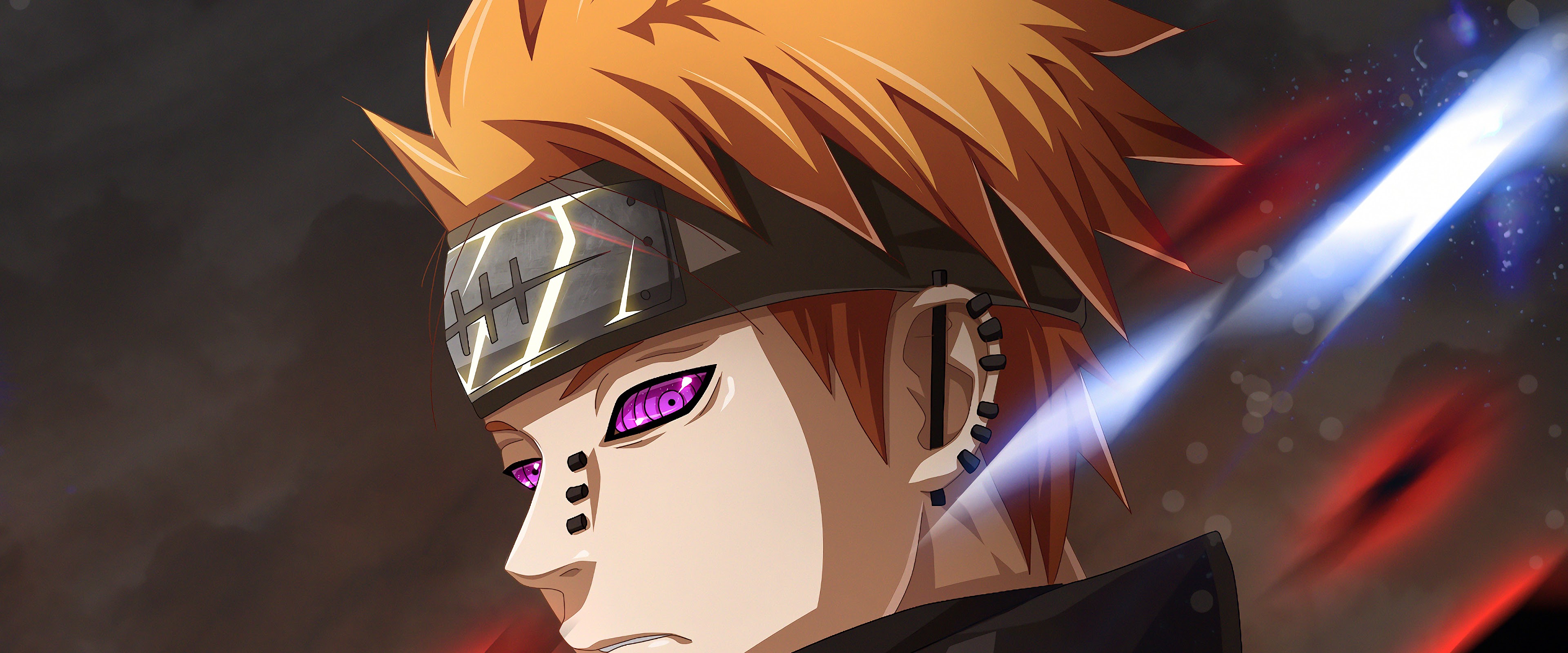 Pain Nagato Akatsuki 4K Wallpaper