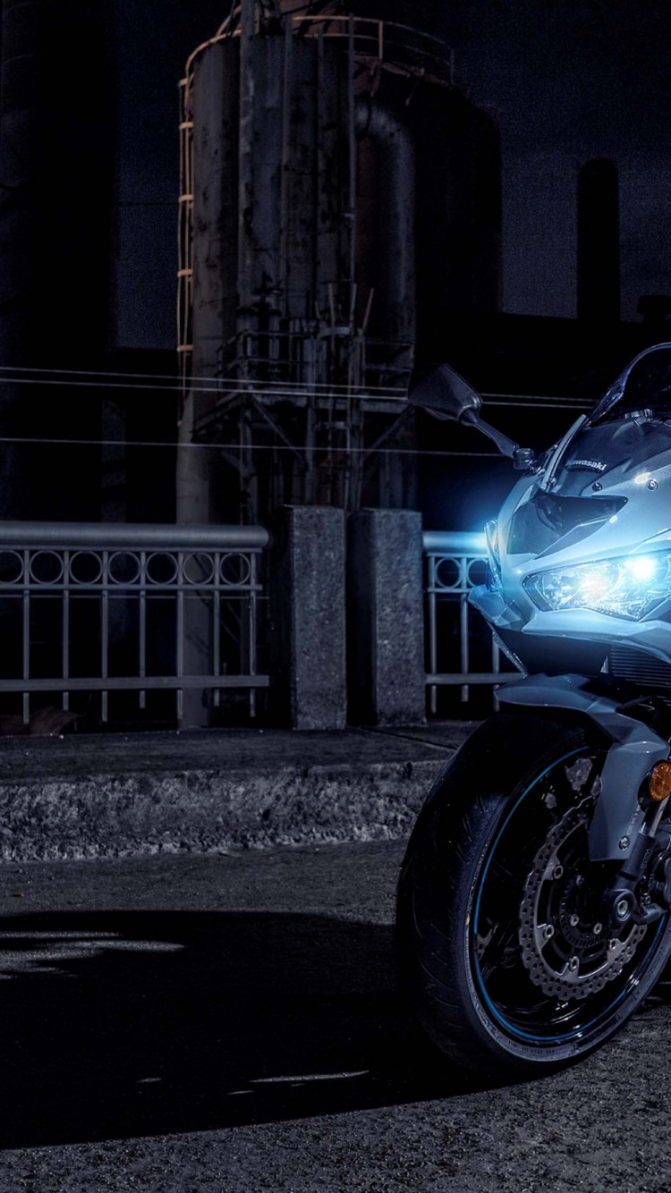 wallpaper: Kawasaki Ninja ZX 6R 750x1334