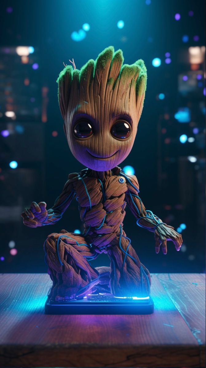 Marvel Inspired Groot Wallpaper