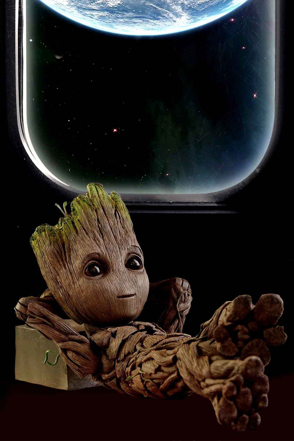Baby Groot, Phone Wallpaper, marvel