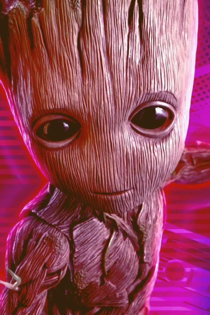 Groot, Phone Wallpaper, marvel