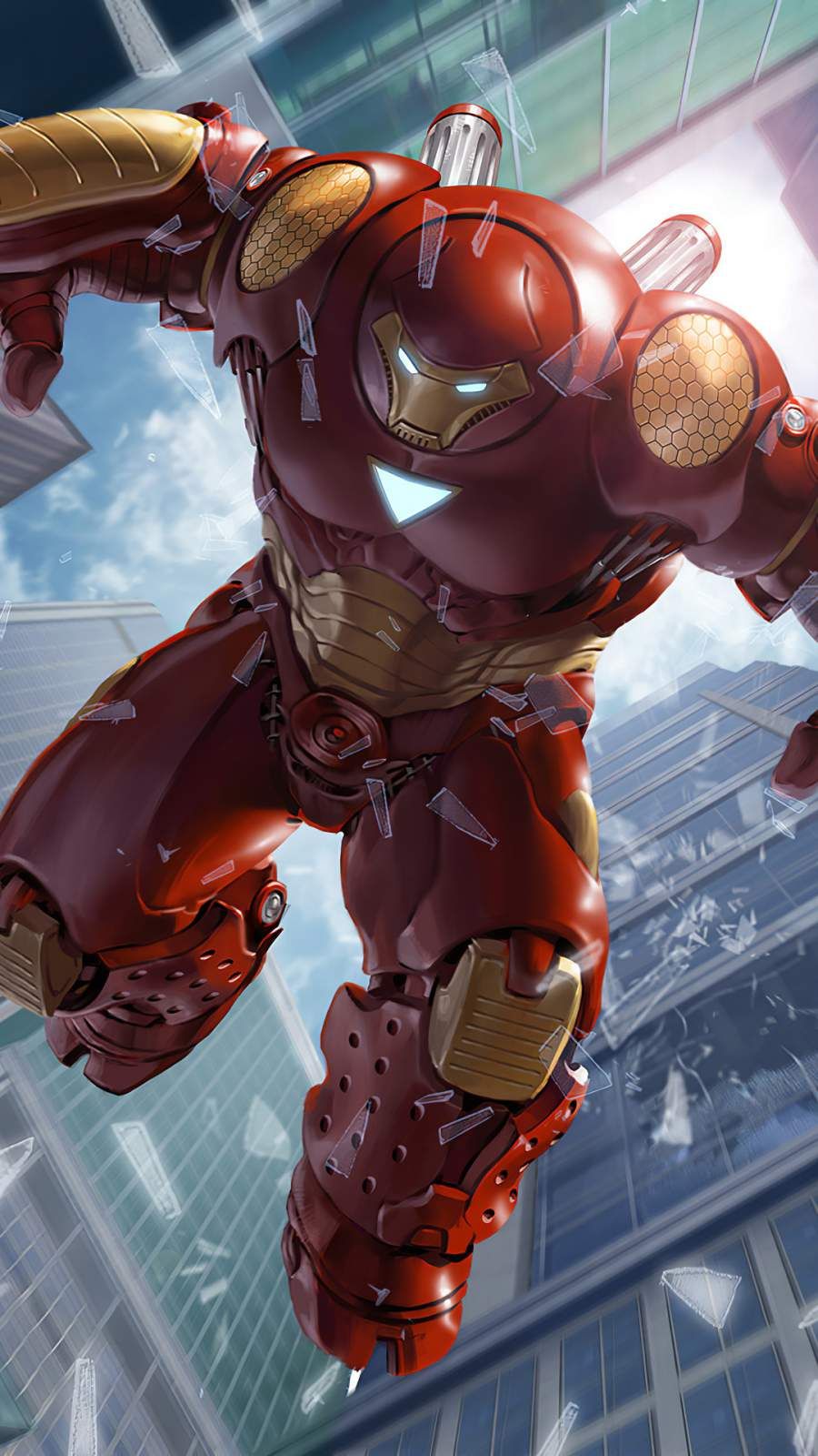 Incredible Hulk Buster iPhone Wallpaper