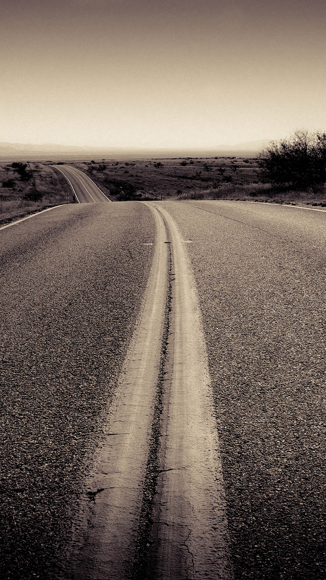 Open Road iPhone Background