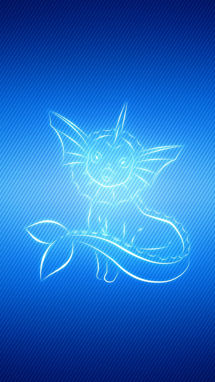 Vaporeon (Pokémon) Phone Wallpaper