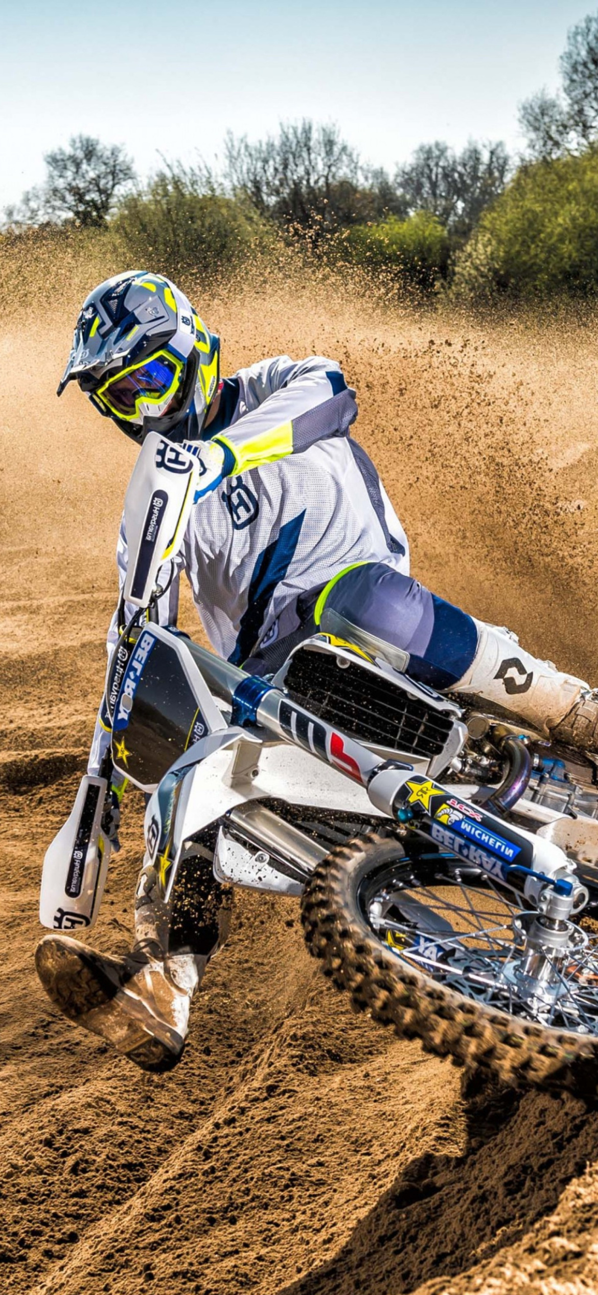 Motocross Rally Wallpaper for iPhone XR