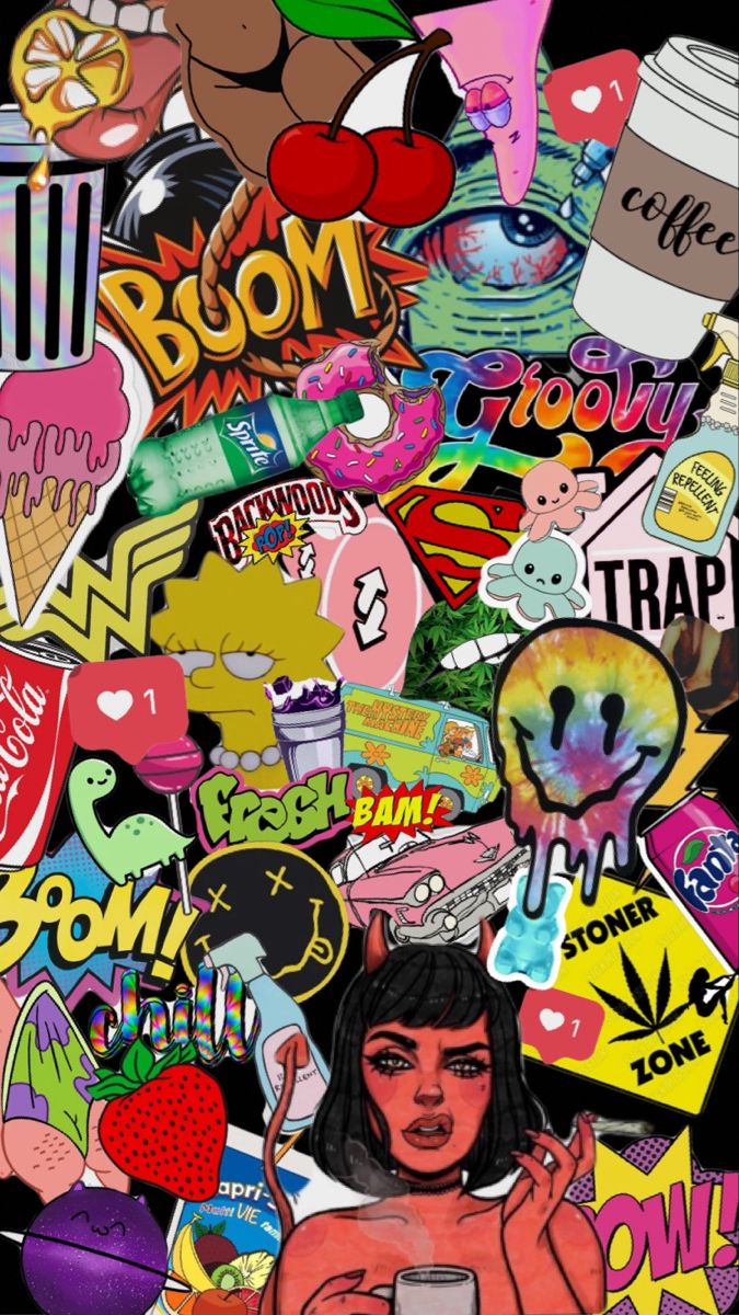 Stickers iPhone Wallpapers - Wallpaper Cave